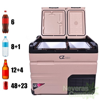 Nevera Compresor Dual TA45 Coolzone 12V