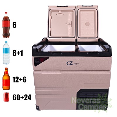 Nevera Compresor Dual TA55 Coolzone 12V