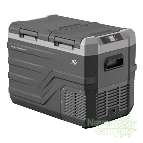 Nevera de compresor 12V modelo Blizz‑E Dual 31 L