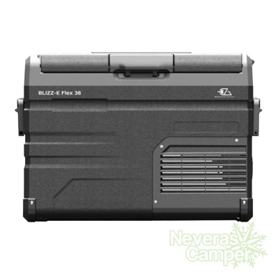 Nevera de compresor 12V modelo Blizz‑E Flex 38 L