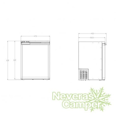 Nevera Compresor BLIZZ-E F65
